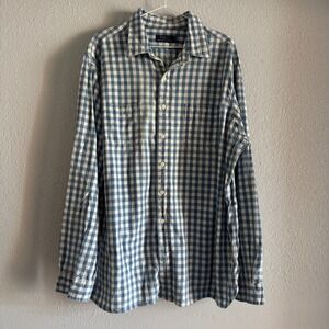 Polo Ralph Lauren Vintage Gingham Chambray button front long sleeve
